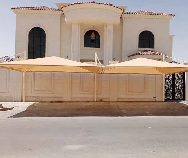 تصميم مظلة موقف سيارات في الدمام