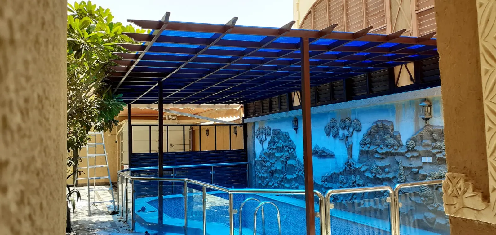 غطاء مسبح مقاوم الدمام